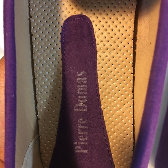 *SOLD*Pierre Dumas purple suede loafers - Picture 4 of 7